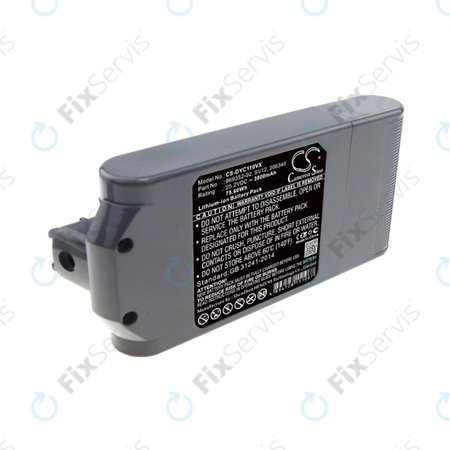 Dyson V10 - Batéria 969352-02, SV12, 206340 Li-Ion 25.2V 3000mAh HQ