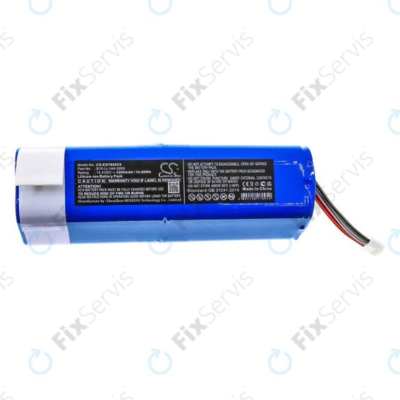 Ecovacs Deebot Ozmo-series, T-series, N-series, Yeedi Vac 2 Pros - Batéria S10-Li-144-5200 Li-Ion 14.4V 5200mAh HQ