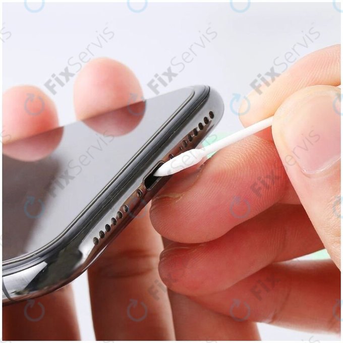 Vatové Tampóny na Čistenie Telefónov a Slúchadiel (25ks)