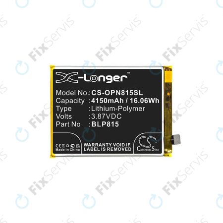 OnePlus Nord N10 5G - Batéria BLP815 4150mAh HQ