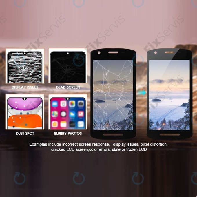 Zebra TC51, TC56 - LCD Displej + Dotykové Sklo TFT (bez výrezu)