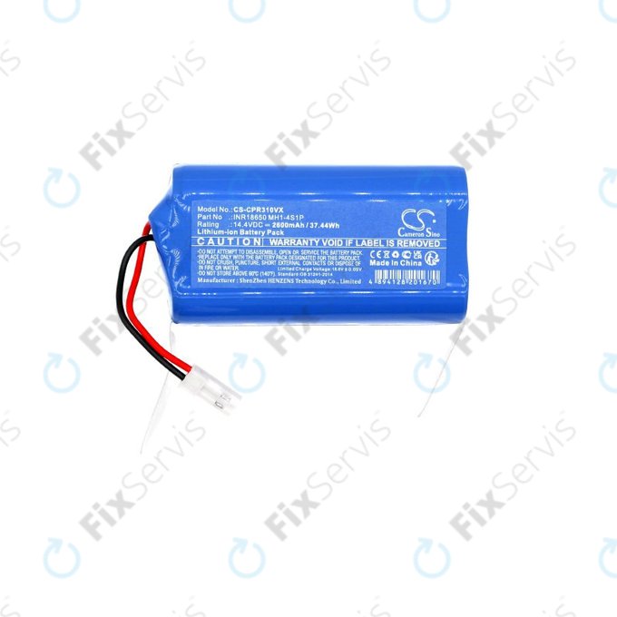 Batéria pre Concept VR3110, VR3115, VR3000, 2600mAh, Li-Ion, 14.4V, INR18650 MH1-4S1P, HQ