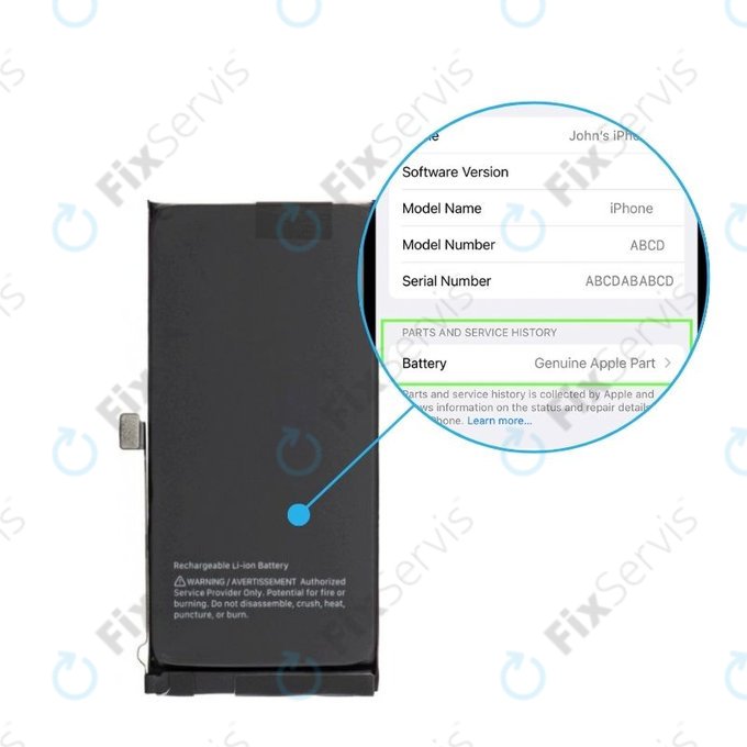 Batéria pre iPhone 14 Plus | 661-30394 | 4325mAh | Genuine Apple