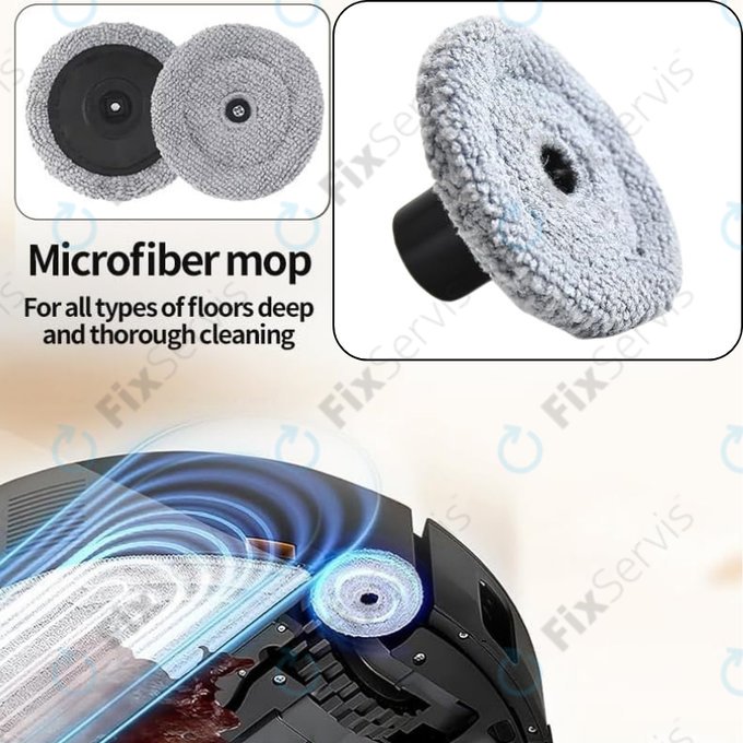 Bočná mopovacia utierka, 2 ks pre Xiaomi Roborock Saros 10