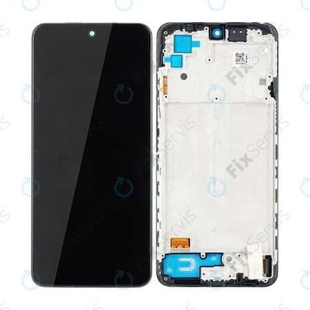 Xiaomi Redmi Note 10 - LCD Displej + Dotykové Sklo + Rám (Onyx Grey) - 5600020K7A00 Genuine Service Pack