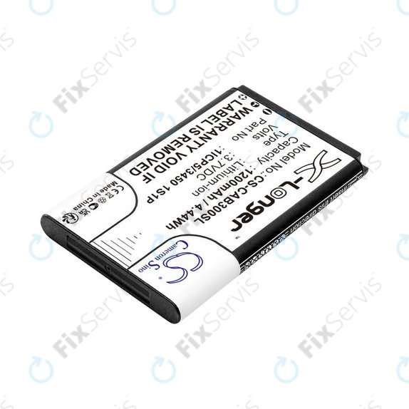 Batéria pre Cat B30, 1200mAh, Li-Ion, 3.7V, 1ICP5/3450 1S1P, HQ