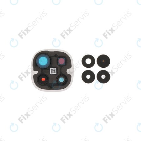 Sklíčko zadnej kamery s rámom pre Xiaomi Redmi Note 15 Pro 5G, Glacier Blue