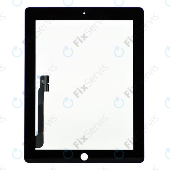 Dotykové sklo pre iPad 3, iPad 4, Black