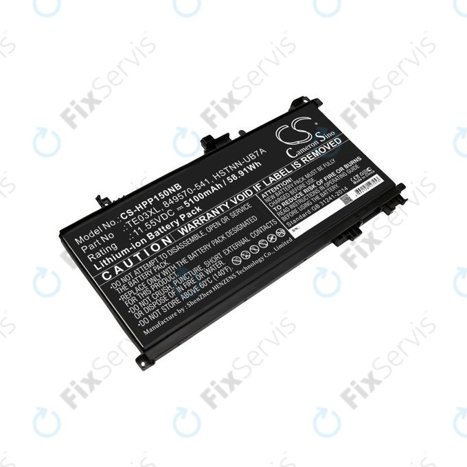 Batéria pre HP Omen 15, Pavilion 15, WASD 15, 5100mAh, Li-Ion, 11.55V, TE03XL, HQ