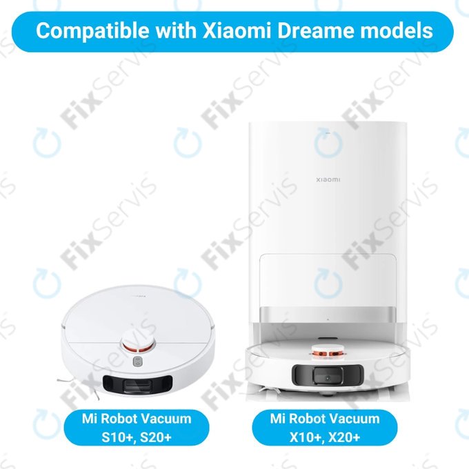 Sada náhradných dielov pre Xiaomi Mi Robot Vacuum S20+, S10+, X20+, X10+ (2x Hlavná kefa, 4x Filter, 4x Bočná kefa - čierna, 8x Mopovacia utierka, 4x Prachové vrecko)