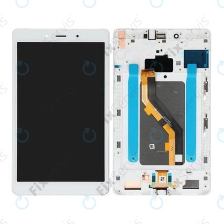 Samsung Galaxy Tab A 8.0 (2019) - LCD Displej + Dotykové Sklo (Silver Gray) - GH81-17179A Genuine Service Pack