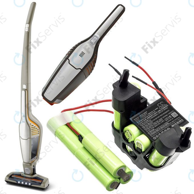 Batéria pre Electrolux ErgoRapido ZB3004, ZB3005, ZB3006, AEG AG3004, AG3005, AG3006, 1500mAh, Ni-MH, 14.4V, 2199035029, HQ