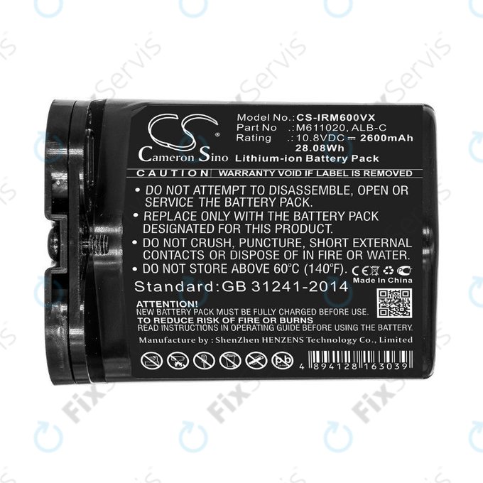 iRobot Braava jet m6 - Batéria ALB-C, M611020 Li-Ion 10.8V 2600mAh HQ