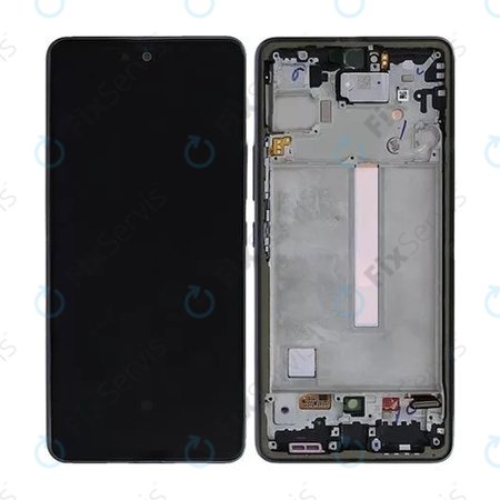 Samsung Galaxy A73 A736 - LCD Displej + Dotykové Sklo + Rám (Black) TFT