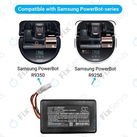 Samsung PowerBot R9350, R9250 - Batéria DJ96-00193D Li-Ion 21.6V 5000mAh HQ