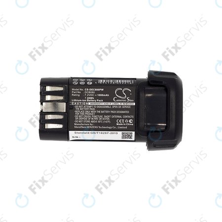Batéria pre Dewalt Dcb095, Dewalt Dcf680, 1000mAh, Li-Ion, 7.2V, DCB080, HQ
