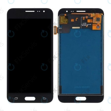 Samsung Galaxy J3 J320F (2016) - LCD Displej + Dotykové Sklo (Black) OLED
