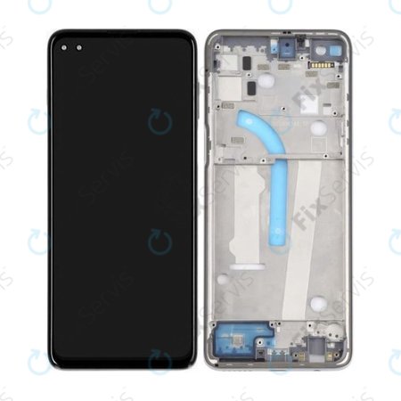 Motorola Moto G100 XT2125 - LCD Displej + Dotykové Sklo + Rám (Slate Grey) TFT