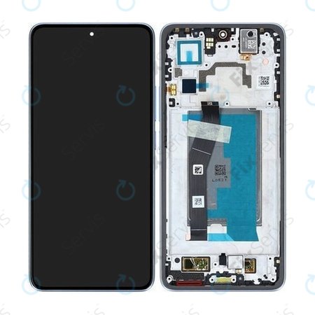 Xiaomi 14T - LCD Displej + Dotykové Sklo + Rám (Titan Blue) - 5600050N12A00 Genuine Service Pack
