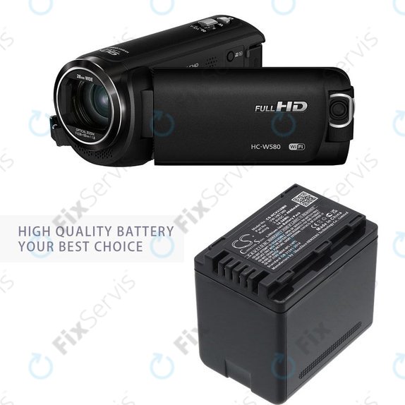 Batéria pre Panasonic HC-550EB, 4040mAh, Li-Ion, 3.6V, VW-VBT380, HQ