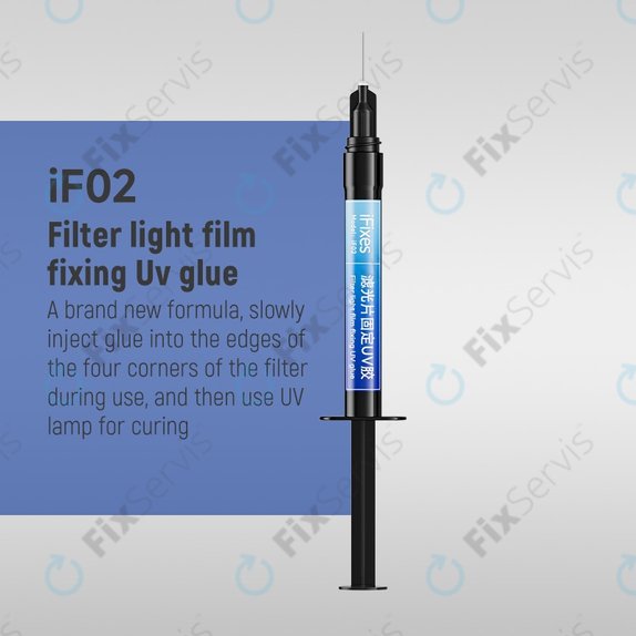 iFixes IF02 - UV lepidlo na upevnenie svetelných filtrov, 5ml