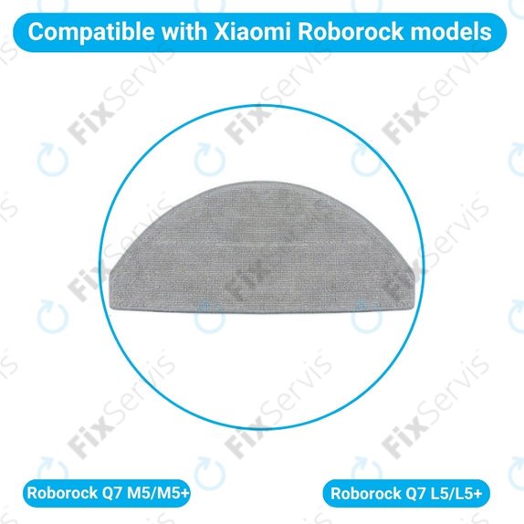 Mopovacia utierka, 2 ks pre Xiaomi Roborock Q7 M5, Q7 M5+, Q7 L5, Q7 L5+