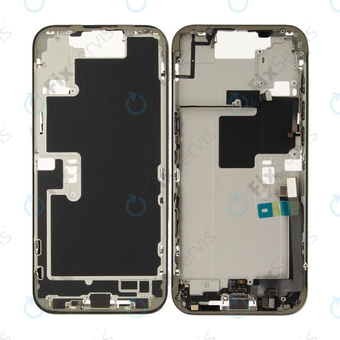 Stredný Rám s Batériou pre iPhone 16 Pro Max | Natural Titanium | ZD076-00696 | Genuine Apple