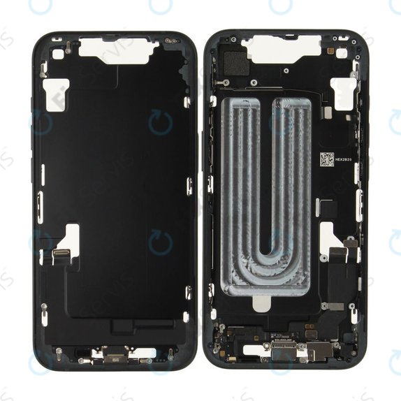 Stredný Rám s Batériou pre iPhone 16e | Black | ZD076-00697 | Genuine Apple