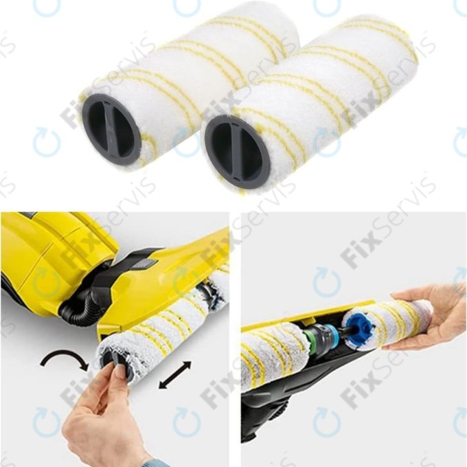 Kärcher FC 3, FC 5, FC 7 - Sada Valcov na Všetky Typy Povrchov (Yellow)