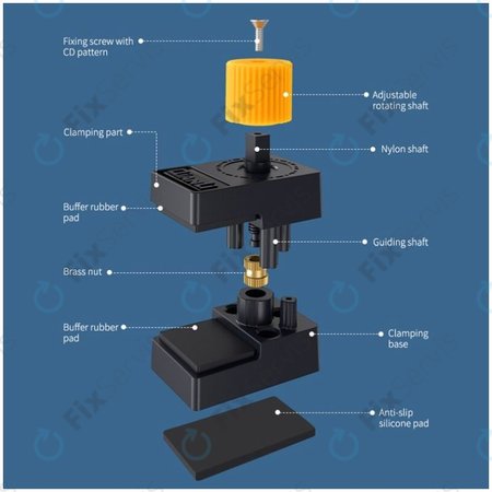 QianLi iClamp 2.0 - Plastová Svorka s Gumovou Výplňou - Rozpätie 12mm (4ks)