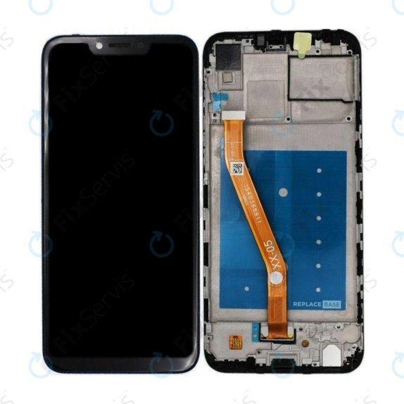 Huawei Honor Play COR-L29 - LCD Displej + Dotykové Sklo + Rám (Black) TFT