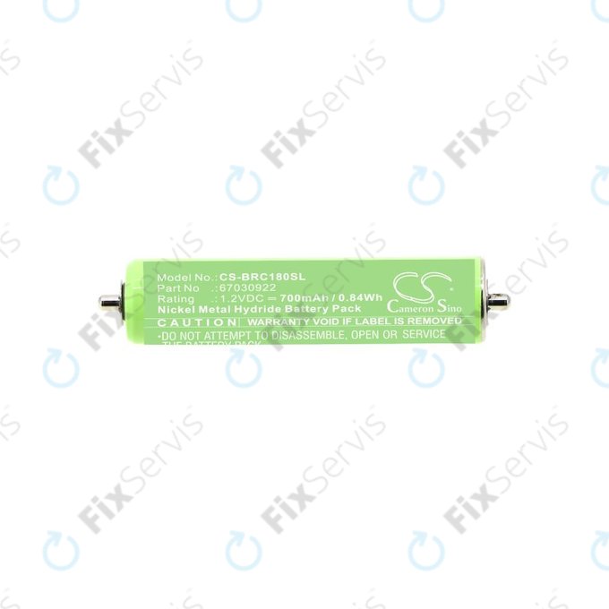 Batéria pre Braun 1000, 180, 2000, 3000, 4735, 5411, Cruzer1, Cruzer Z20, 700mAh, Ni-MH, 1.2V, 67030922, HQ