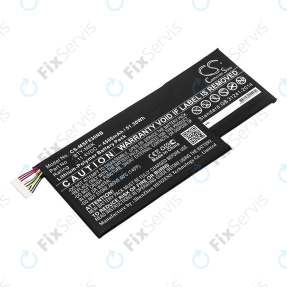 Batéria pre MSI GF63, MSI GF75, MSI GS63, 4500mAh, Li-Pol, 11.4V, BTY-M6K, HQ