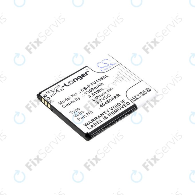 Batéria pre Panasonic Kx-Tu150, Kx-Tu150exr, 1300mAh, Li-Ion, 3.7V, 454854AR, HQ