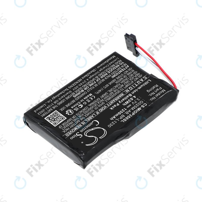 Batéria pre Mitac Mio P350, P550, 1250mAh, Li-Ion, 3.7V, BL-LP1230, HQ