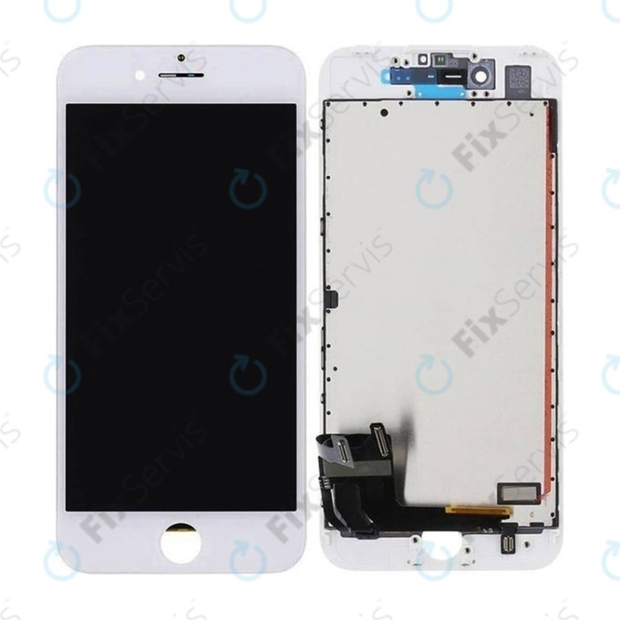 Apple iPhone 7 - LCD Displej + Dotykové Sklo + Rám (White) In-Cell FixPremium