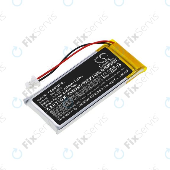 Batéria pre Cardo Q1, Q3, 450mAh, Li-Pol, 3.7V, BAT00003, HQ