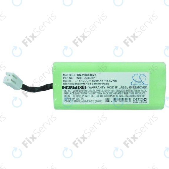 Philips Easystar - Batéria NR49AA800P Ni-MH 14.4V 800mAh HQ
