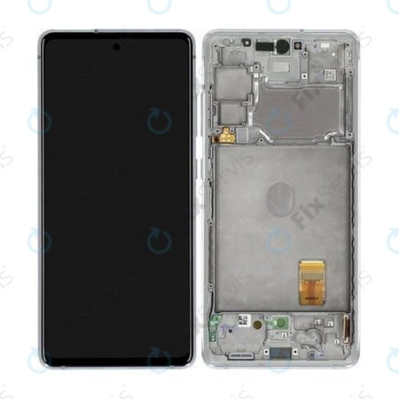 Samsung Galaxy S20 FE 5G G781B - LCD Displej + Dotykové Sklo + Rám (Cloud White) - GH82-24214B, GH82-24215B, GH82-24215B, GH82-31320B Genuine Service Pack