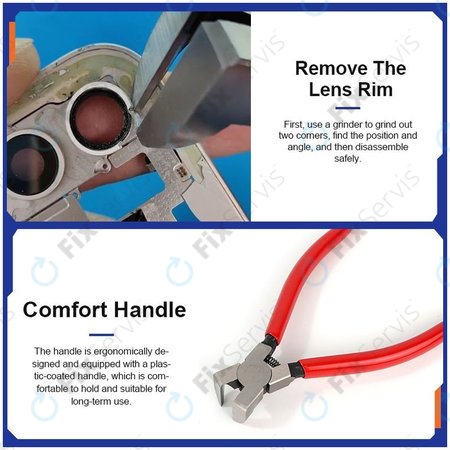 Relife DK-F90 - Pravouhlé Ploché Kliešte