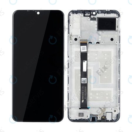 Lenovo K10 Note - LCD Displej + Dotykové Sklo + Rám (Black) TFT