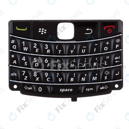 Blackberry Bold Touch 9900 - Zadný kryt (Black)