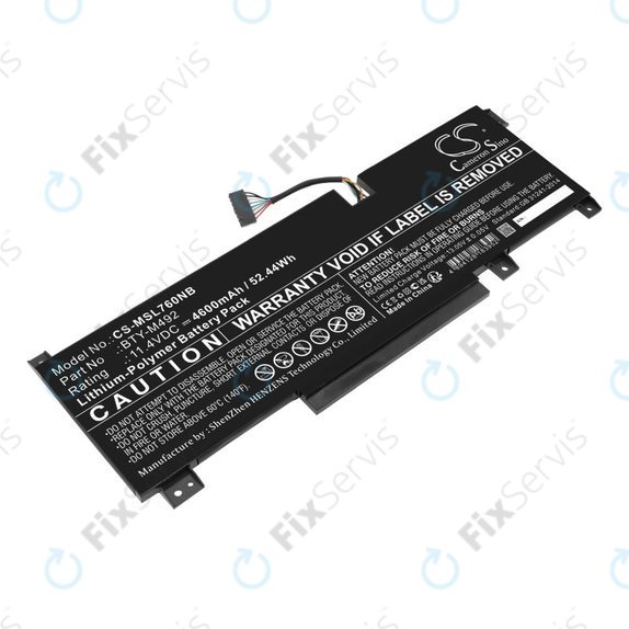 Batéria pre MSI Pulse GL76, Katana GF66, Bravo 15, Crosshair 17, 4600mAh, Li-Pol, 11.4V, BTY-M492, HQ