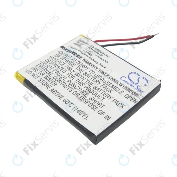 Batéria pre GoPro Wifi Remote, 350mAh, Li-Pol, 3.7V, YD362937P, HQ