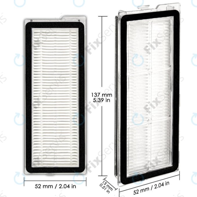 Prachový filter, 2 ks pre Xiaomi Roborock QV 35A, QV 35S