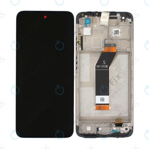 Xiaomi Redmi 10 (2022) - LCD Displej + Dotykové Sklo + Rám (Black) TFT