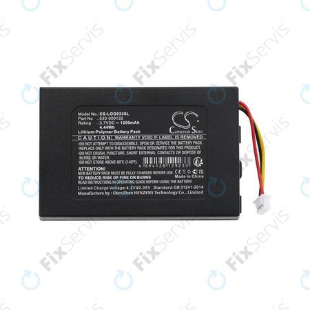Batéria pre Logitech G533, G933, 1200mAh, Li-Pol, 3.7V, 533-000132, HQ