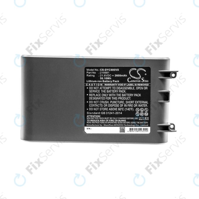 Dyson V8 - Batéria 215681, PM8-US-HFB1497A Li-Ion 21.6V 2600mAh HQ