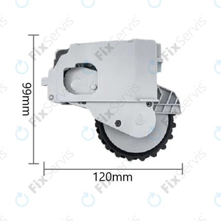 Xiaomi Dreame F9, Mi Robot Vacuum Mop (Mijia 1C), 2 Pro+ (Mijia 1T) - Koleso s Motorom (Ľavé) (Biele)