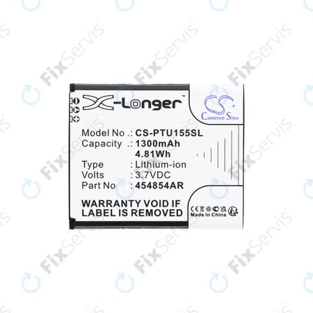 Batéria pre Panasonic Kx-Tu150, Kx-Tu150exr, 1300mAh, Li-Ion, 3.7V, 454854AR, HQ